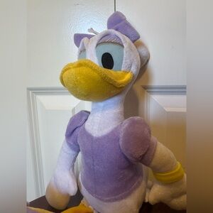 Disney Daisy Duck Plush Stuffed Animal Purple 10 Inch Like New